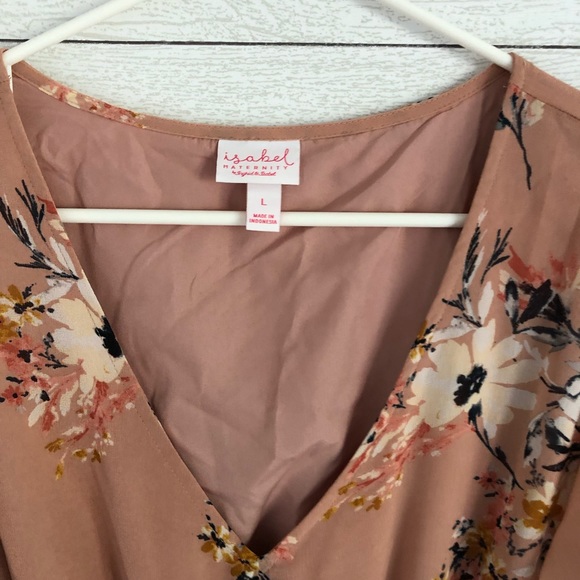 Floral Maternity Dress Large - Picture 3 of 4